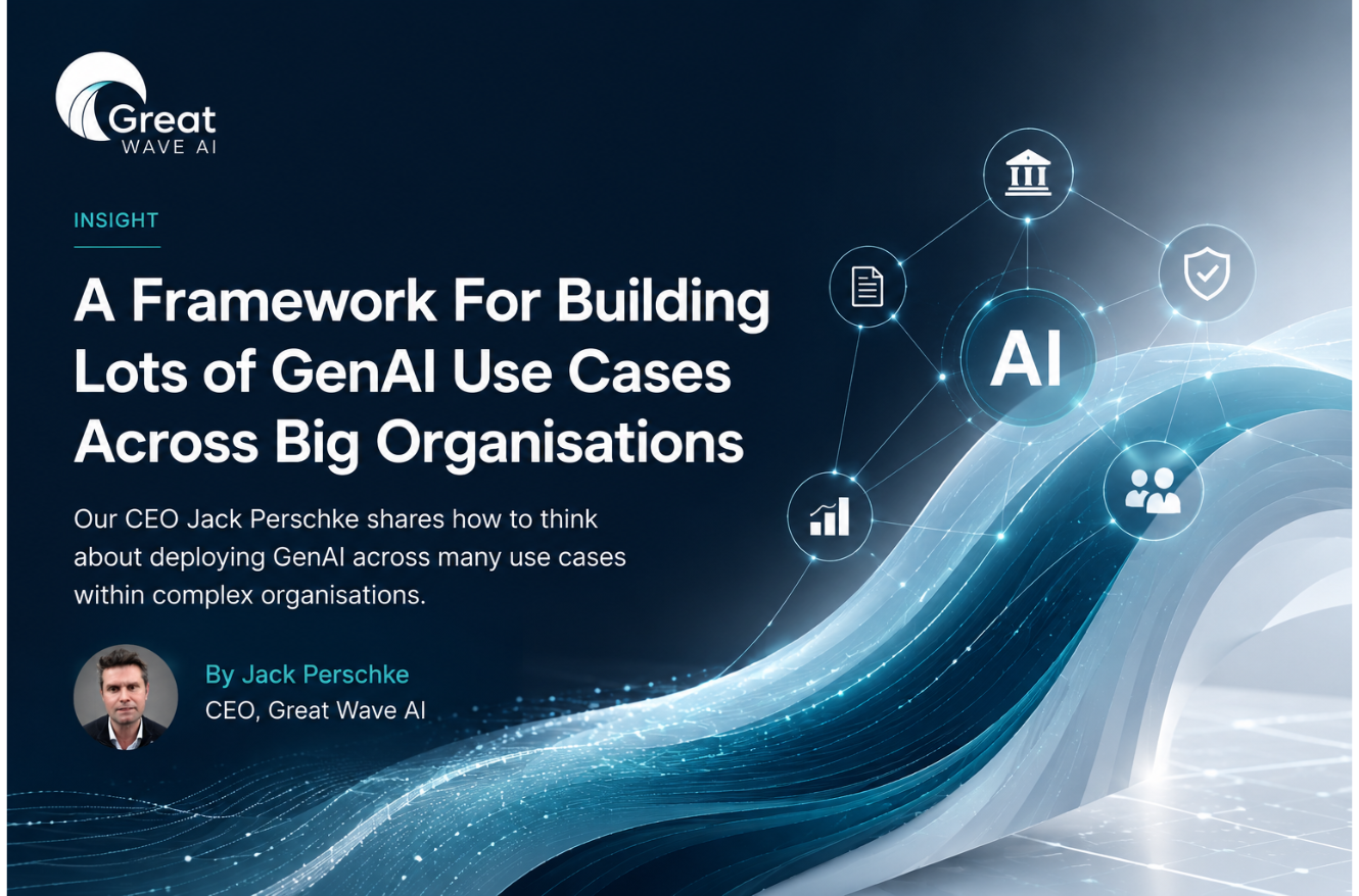 A Framework for building lots of Gen AI use cases across big organisations blog cover